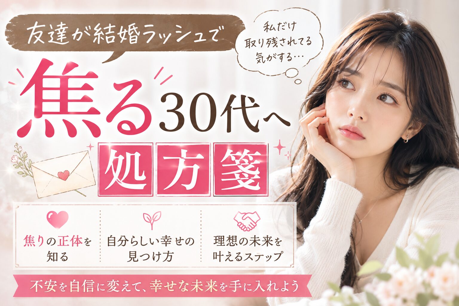 友達が結婚ラッシュで焦る30代への処方箋